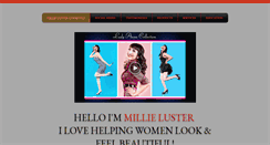 Desktop Screenshot of millielustercosmetics.com